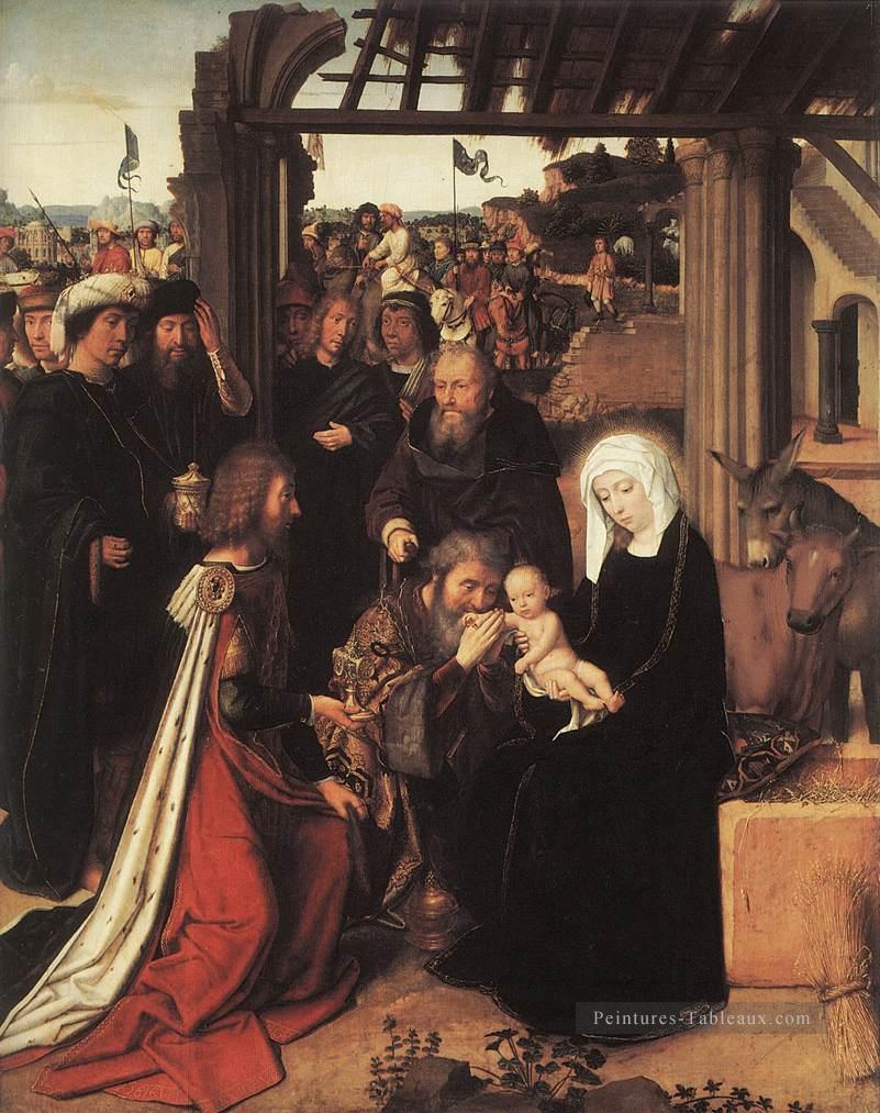 Adoration des Mages 1500 Gerard David Peintures à l'huile